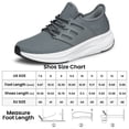 thumbnail image 2 of AMANSSE Mens Walking Shoes Non Slip Running Shoes Slip on Lightweight Breathable Sock Shoes Athletic Workout Gym Sneakers Dark Grey Size 11, 2 of 7