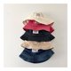 thumbnail image 4 of Sombrero de pescador de estilo Retro para niños de 2 a 6 años, pegatinas decorativas de primavera y verano, sombrero para el sol al aire libre, gorro de lavabo de alero grande para niños, 4 of 6