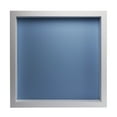thumbnail image 2 of 30x30 Shadow Box Frame In White With A 1 3/4" Usable Depth Includes Baby Blue Acid-Free Backing, UV, 2 of 6
