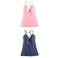 thumbnail image 1 of 2 piezas Lady Girls Spaghetti Straps ropa interior construido en suave Tops camisola Salvador Dali Sujetador integrado para mujer Cami, 1 of 10