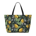 thumbnail image 2 of Daiia Citrus Fruits Elegant Lemons Beach Travel Bag - Water-Resistant Beach Bag, Lightweight Tote with 7 Pockets for Women and Men - Gym,Pool,Camping,Reusable Grocery Bag, 2 of 7