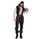 thumbnail image 1 of Pirata de disfraces de Halloween para hombres, Disfraz de calavera de lujo para carnaval, ropa de Cosplay de capitán adulto para fiesta, 1 of 5