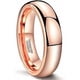 thumbnail image 1 of 2mm 4mm 6mm Tungsten Wedding Bands Ring for Women Men Rose Gold/Silver/Gold/Black Polished Slim Engagement Promise Rings Comfort Fit Size 4-13, 1 of 4