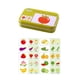 thumbnail image 2 of Vogacara Tarjeta cognitiva para niños, aprendizaje, iluminación, juguete, caja de hierro en inglés, papel, tarjeta educativa Juguetes Educativos Fruta Vogacara FN000087-01B, 2 of 6
