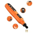 thumbnail image 3 of Cordless Rotary Tool Kit: 5 Speeds, LED Light & Type-C Charging for DIY Craft!, 3 of 6
