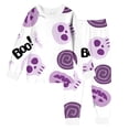 thumbnail image 3 of BOOMNY Halloween Girls 2 Peice Pajamas Sets Hallowmas Pumpkin Ghost Graphic Long Sleeve Sleepwear Tops Pants Pjs Set for Kids Cozy Loungewear Homewear, 3 of 3