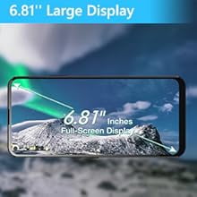 Unihertz Luna, 8GB 256GB Transparent Back Designed Light-Emitting 4G Smartphone 108MP 5000 mAh Android 12 Phone White