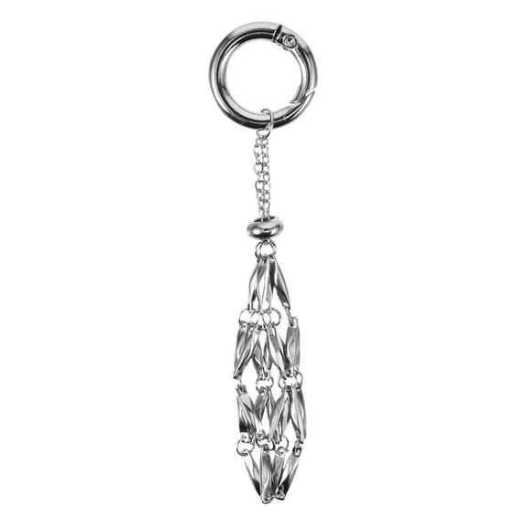 OUNONA Keychain Accessories Pendant Stainless Steel 1Pcs for Bags and Wallets