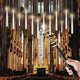 thumbnail image 1 of Set of 12 Halloween Decoration Floating Candles Flameless LED Candles with Magic Wand Remote Control, 17cm LED Stick Candles Flying Candles Flickering, 1 of 4