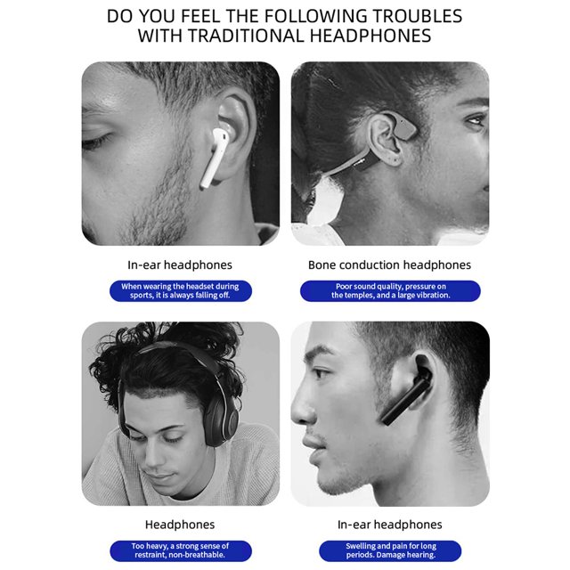 Audífonos inalámbricos Y1 TWS con control táctil compatibles con Bluetooth (Negro)