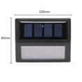 thumbnail image 2 of Paquete de 2 luces solares para exteriores, 6 luces LED solares para caminos, luces de seguridad para puertas traseras de jardín, 2 of 5