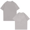 thumbnail image 2 of Dwelliawo Custom T Shirts Women Personalized Gifts Add Design Your Own Tee Print Graphic Funny Text Logo Front T Shirt Customized Gifts Custom Shirt Gray M, 2 of 4