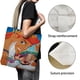 thumbnail image 3 of Hércules Bolso de tela con estampado de lienzo para mujer, bolsa de compras reutilizable y estética, con cremallera interior, regalo para mujer, 35 × 40 cm., 3 of 6