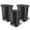 Black - Stainless Pedal, variant on Glad Kitchen Trash Can with Lid, Step Foot Pedal and Garbage Bag Rings, 20 Gallon, Black