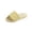 Yellow, variant on Women’s Open Toe House Shoes Chic Color Block Checkered Slides Breathable Linen Home Slippers Comfy Non-slip Sandals 2026