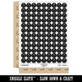 thumbnail image 2 of Pygmy Rabbit Bunny Cute 200+ Round Stickers - Black - Gloss Finish - 0.50" Size, 2 of 3