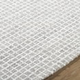 thumbnail image 6 of Hauteloom Anahid Wool Living Room, Bedroom Area Rug - Contemporary - Light Silver, Off White, Slate Blue - 10' x 14', 6 of 6