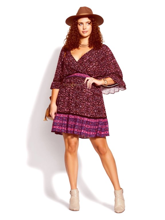 Starling Reine Womens Plus Size Marigold Dress