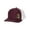 German Shepherd Maroon/White, variant on Men's Embroidered German Shepherd Outline Dog Breed Mesh Back Trucker Hat, Heather Grey/American Flag