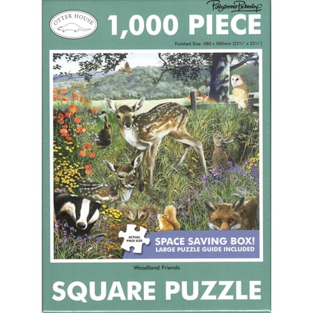 Otter House 1000 Piece Puzzle - Woodland Friends