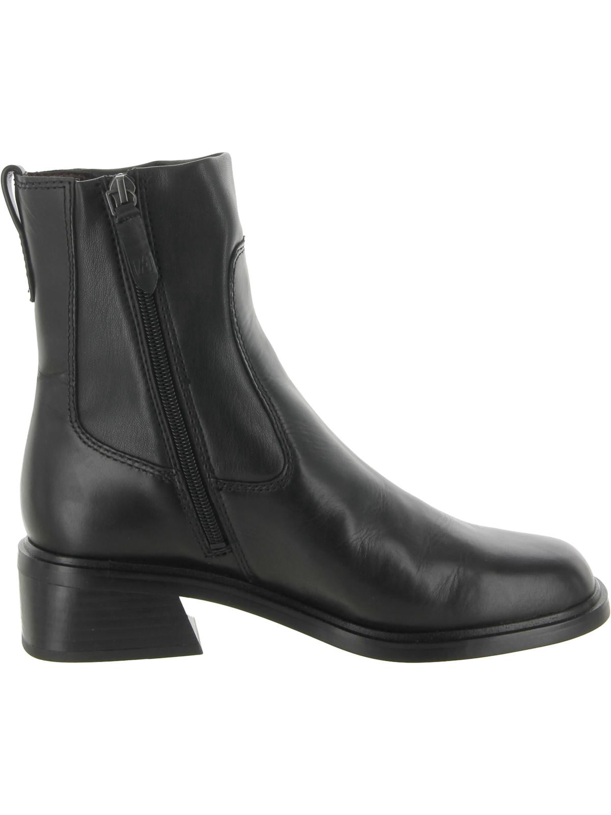 Franco Sarto Black Leather Chukka Boots with Side Zip Franco Sarto Women main image 2