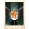 thumbnail image 3 of Anonymous 11x14 Black Modern Framed Museum Art Print Titled - Cog-Wheel with Tri-Star and Rays of Light (Between 1939 and 1946), 3 of 5