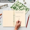 thumbnail image 4 of FORMRS 1-Subject Spiral Notebook 8" x 5" College Ruled 60 Refillable Sheet A5 Hard Cover, 2 Pack, Green Floral, 4 of 7