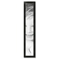 thumbnail image 2 of ArtToFrames 8" x 50" Honors Black with Silver Picture Frame, 8x50 inch Black Wood Poster Frame (WOM-5157), 2 of 7