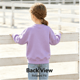 thumbnail image 4 of Gaxelrn Toddler Girls Dinosaur Applique Long Sleeve Crewneck Sweatshirt Cotton Pullover,Size 6-7 T, 4 of 6