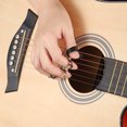 thumbnail image 5 of Ajustable Pulgares Pulseras Plástico 2uds Plata Inoxidable Acero Púas Dedos 4uds para Guitarra, 5 of 5