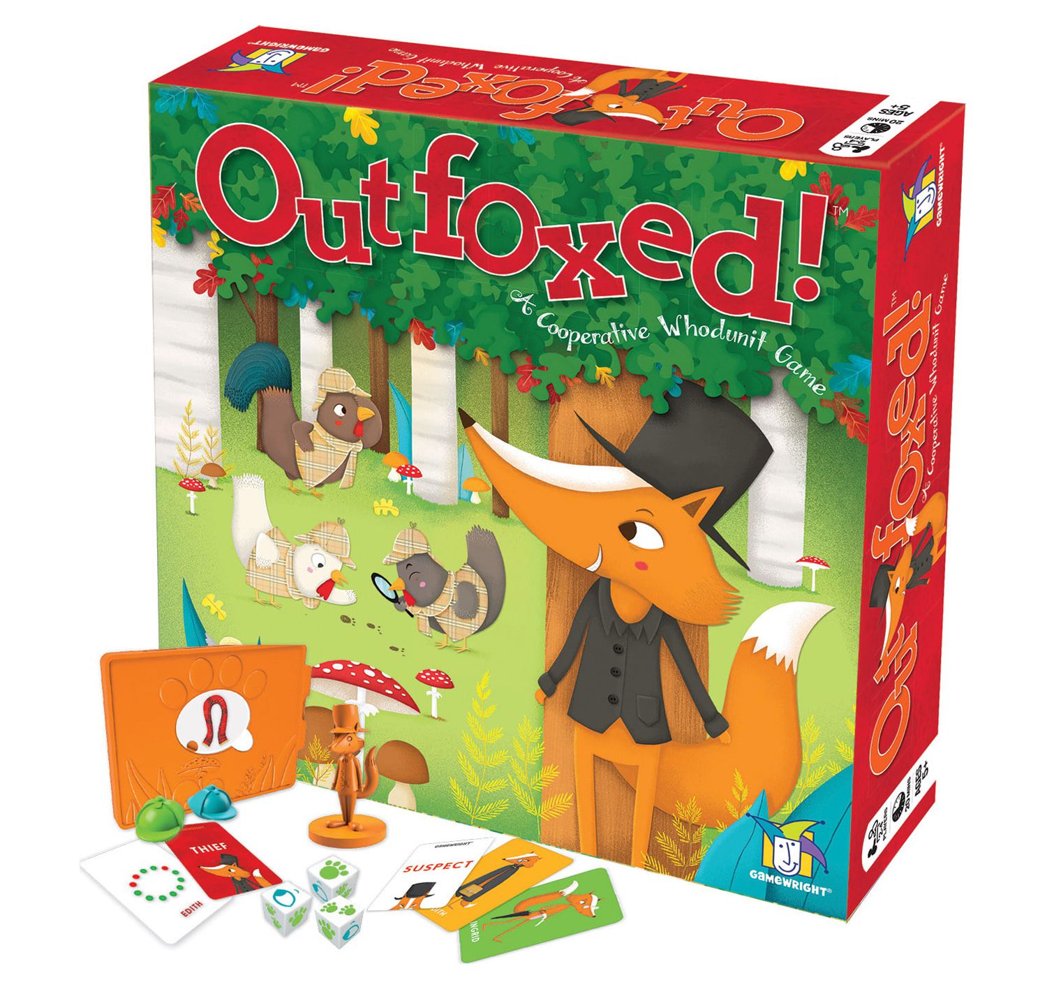 Outfoxed! Birthday Edition Board Game, by Gamewright - image 2 of 2