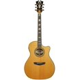 thumbnail image 1 of D'Angelico Excel Gramercy Acoustic-Electric Guitar, Vintage Natural, 1 of 4