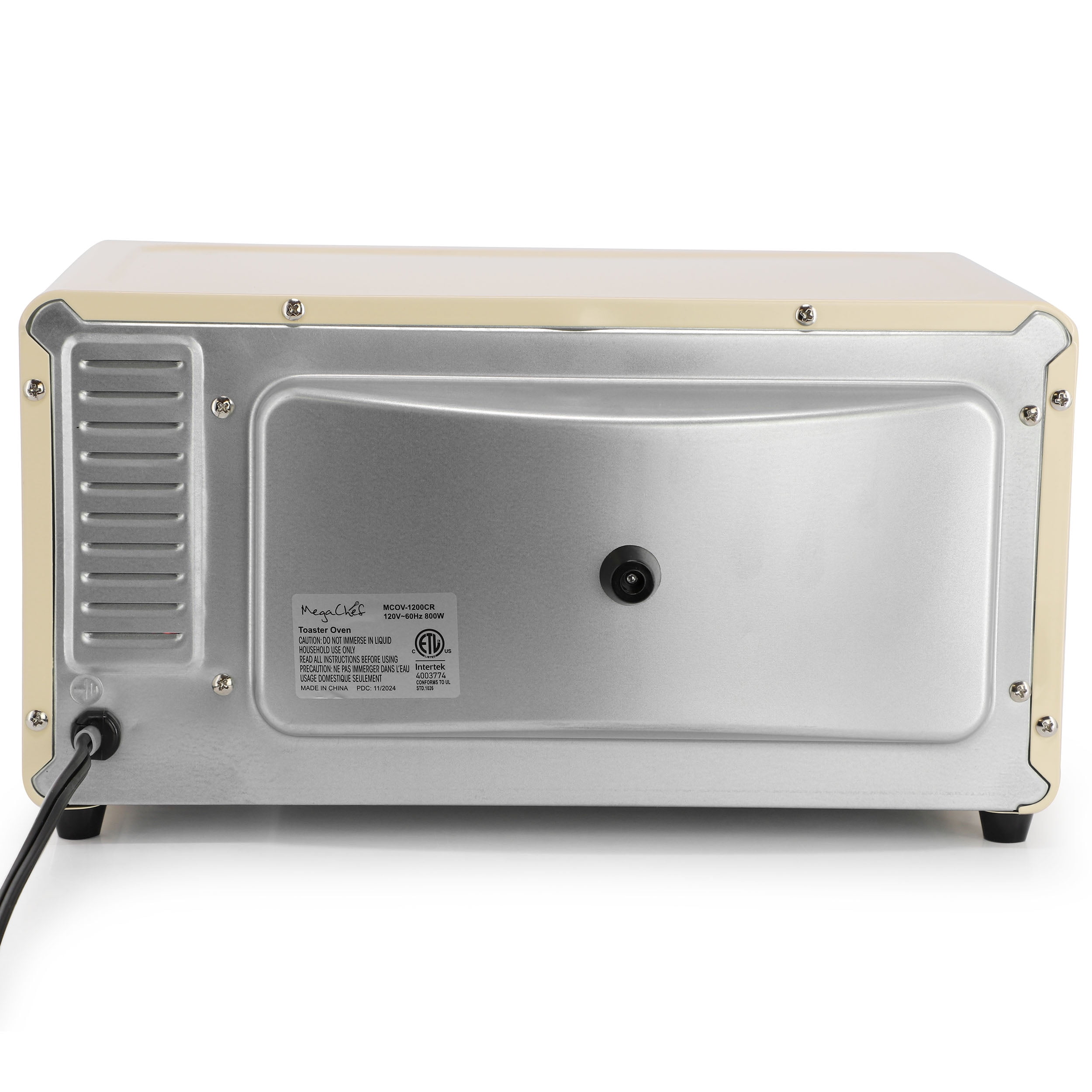 MegaChef 9 Quart Electric Counter Top Toaster Oven in Cream