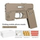 thumbnail image 3 of Pistola De Juguete Plegable Pistola de juguete plegable de concha blanda, pistola de juguete de doble cañón, regalo para niños y adultos (arena), 3 of 8