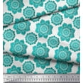 thumbnail image 2 of Soimoi Silk Fabric Floral Mandala Print Fabric by the Yard 42 Inch Wide, 2 of 3
