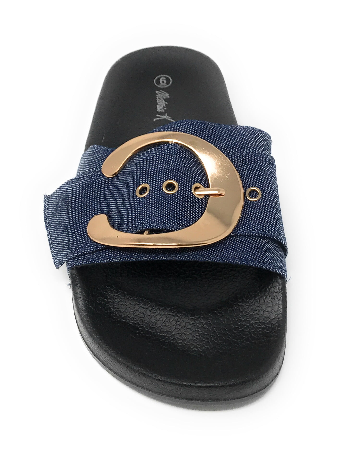 Victoria K Buckle Footbed Slide Sandal (Women's)