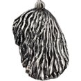 thumbnail image 2 of Colgante de perro bañado en plata con correa de cuero - Collar para perros de la colección ArtDog - Collares de plata para perros, 2 of 4