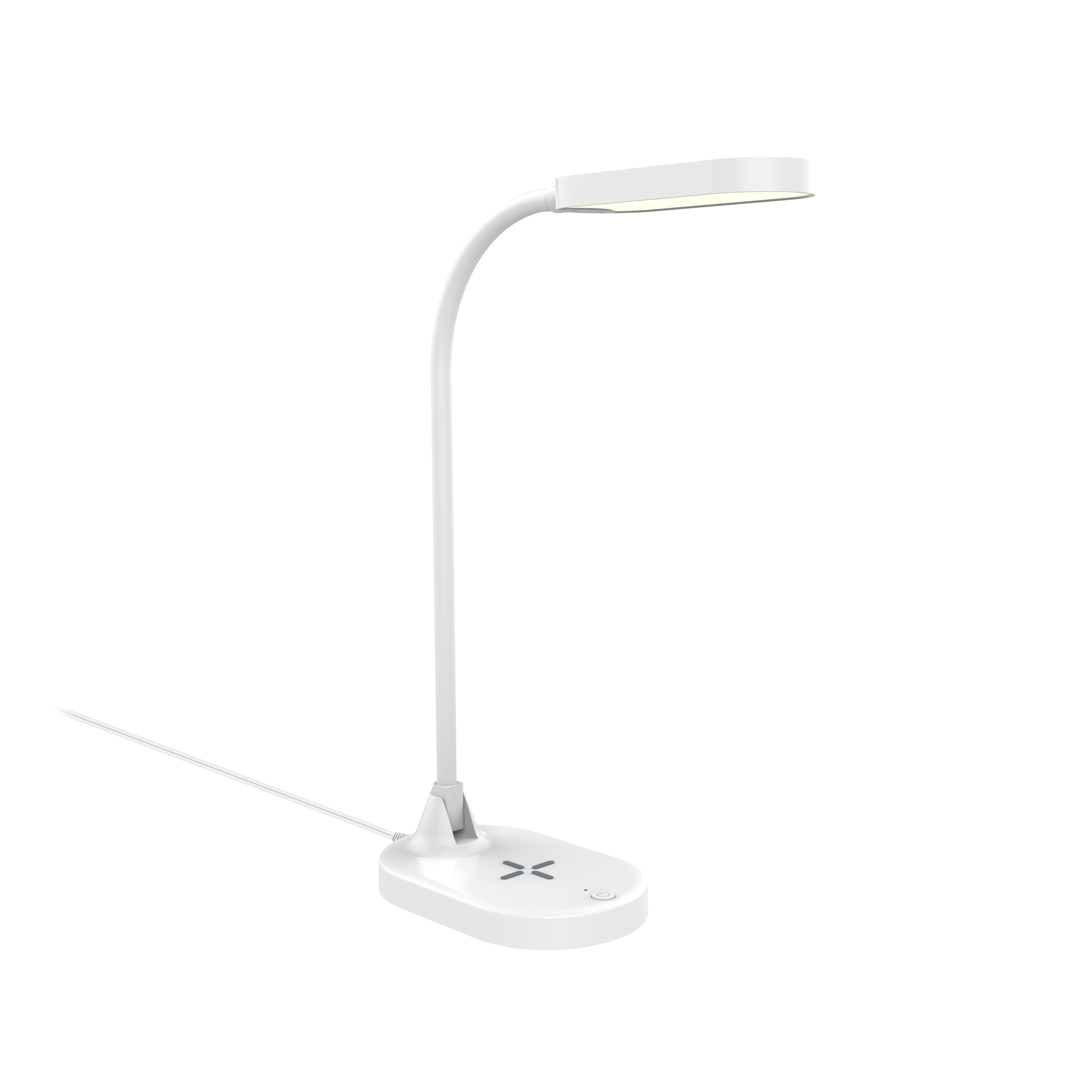 Onn Led Wireless Charging Lamp, Table Lamp With Charging