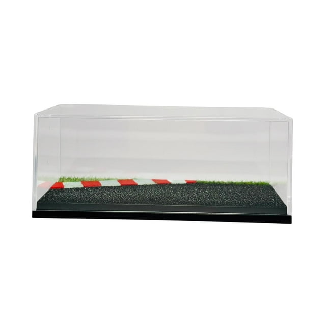 Vitrina de exhibición de coches a escala 1/64, con cubierta antipolvo, para escenas de estacionamiento, para dioramas, escenas de pista de carreras y