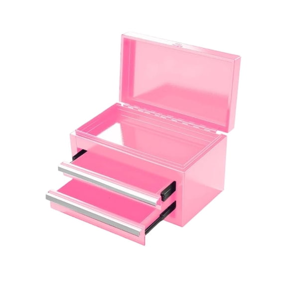 Lerpwige Double Layer Metal Tool Chest With Sliding Drawers And Organizers For Secure Storage