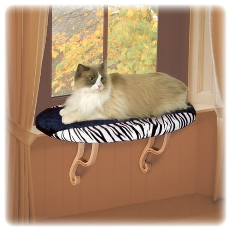 UPC: 0655199090969 | K&H Pet Products Kitty Still Cat Bed  Zebra