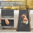 thumbnail image 4 of ABORON Folding Dog Ramp for Bed, 5-Level Adjustable Pet Ramp for Couch, Car, Sofa and SUV, 55.1" Long for Small & Large Senior Dogs & Cats, 4 of 9