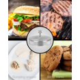 thumbnail image 5 of 1 prensa para hamburguesas, molde para hamburguesas, prensa para pasteles de acero inoxidable de 3,6"/9,5 cm ER, 5 of 5