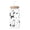 C, variant on QLUEWX Halloween Printed Glass Can Cup 500ml, Iced Coffee Glass Tumbler with Bamboo Lid & Glass Straw, Spooky Pattern Drinking Cup for Beverages