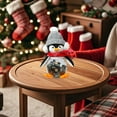 thumbnail image 4 of Christmas Penguin Candy Jar Buddy, Penguin Cookie Jar with Removable Hat & Scarf, Cute Candy Jars for Christmas Storage, Xmas Gift Winter Home Decor (Grey), 4 of 4