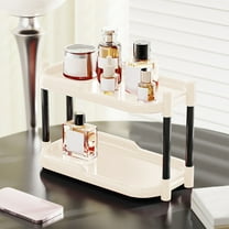 TNDBKQWR 2-Tiered Shelf for Bathroom Countertop Organizers, Kitchen Shelves Countertop Desk Organizer, Office Desk Shelf Small Countertop Shelf