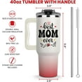 thumbnail image 2 of Mothers Day Gifts For Mom - Best Mom Ever Tumbler, Mommy Coffee Mug, Mama Tumblers, Momma Gift Ideas, Funny Birthday Present For Her, Mom Cup, Cute Mother Day Gift Tumbler With Handle 40oz, 2 of 6