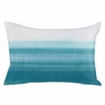 thumbnail image 2 of Turquoise White Ombre Queen Size Pillow Cover, Pillowcase Protectors with Zipper, Breathable Decorative Throw Pillow Case Cover, Modern Country Abstract Stripes Pillow Shams for Couch Sofa 20x30Inch, 2 of 8