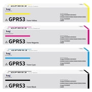 GPR53 GPR-53 Toner Cartridge Compatible for Canon ImageRunner C3325 3330 3520 3525 3530 Printer(4 Pack)