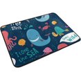thumbnail image 2 of SKYSONIC Doormat Under Sea World Lightweight Non Slip Indoor Outdoor Entryway Rugs Floor Mat for Bathroom Kitchen Entrance 23.6 x 15.7 inches, 2 of 5